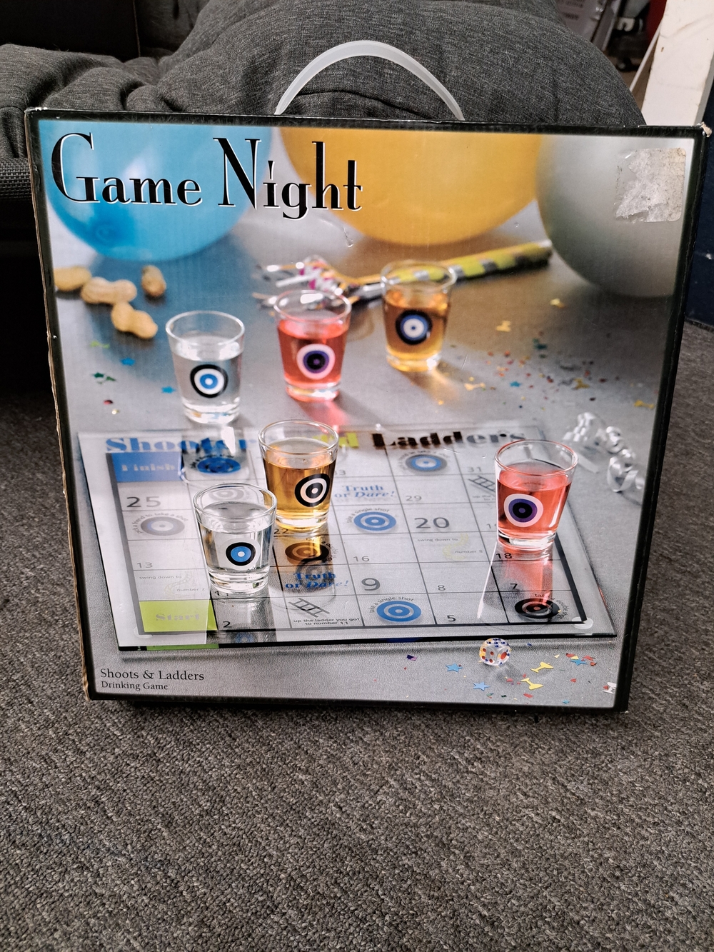 Game Night Shoots & Ladders Drinking Game - Multicolor